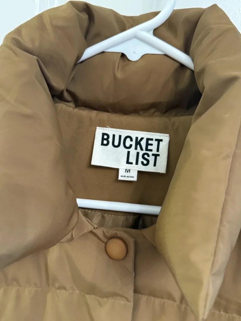 Bucket List Ruffle-Detail Down Vest - Picture 2 of 3